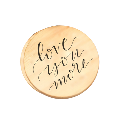 Valentines Engraved Candle Lid Add-On
